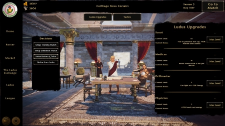 Ludus Magnatus: Gladiator Manager Simulator