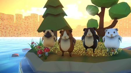Guinea Pig Runaway Together