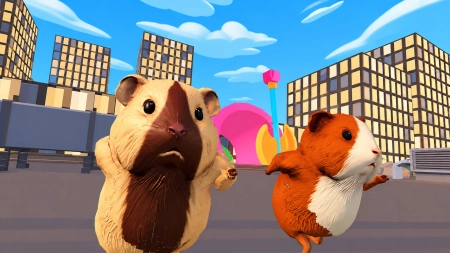 Guinea Pig Runaway Together