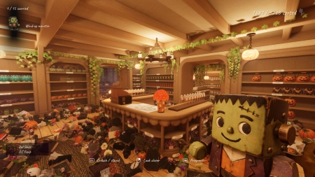Tidy Up the Halloween Shop