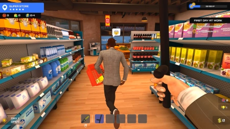 Supermarket Guard Simulator